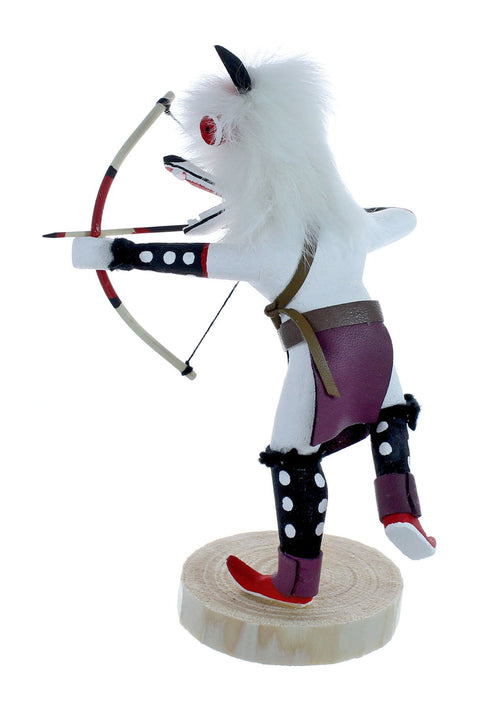Native American White Wolf Kachina Doll JX127279